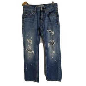 Buckle BKE Carter Mens Jeans Straight‎ Leg Medium Wash Size 30 S 30x29